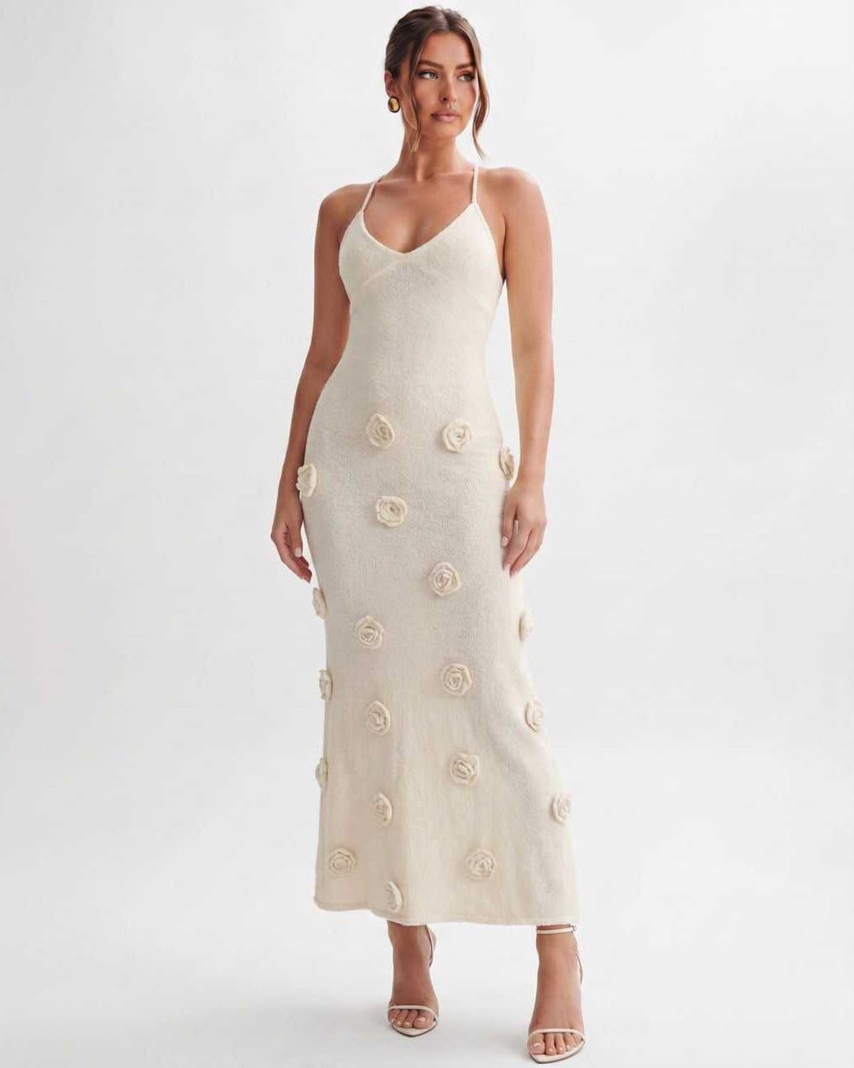 Vestido Midi Rosette