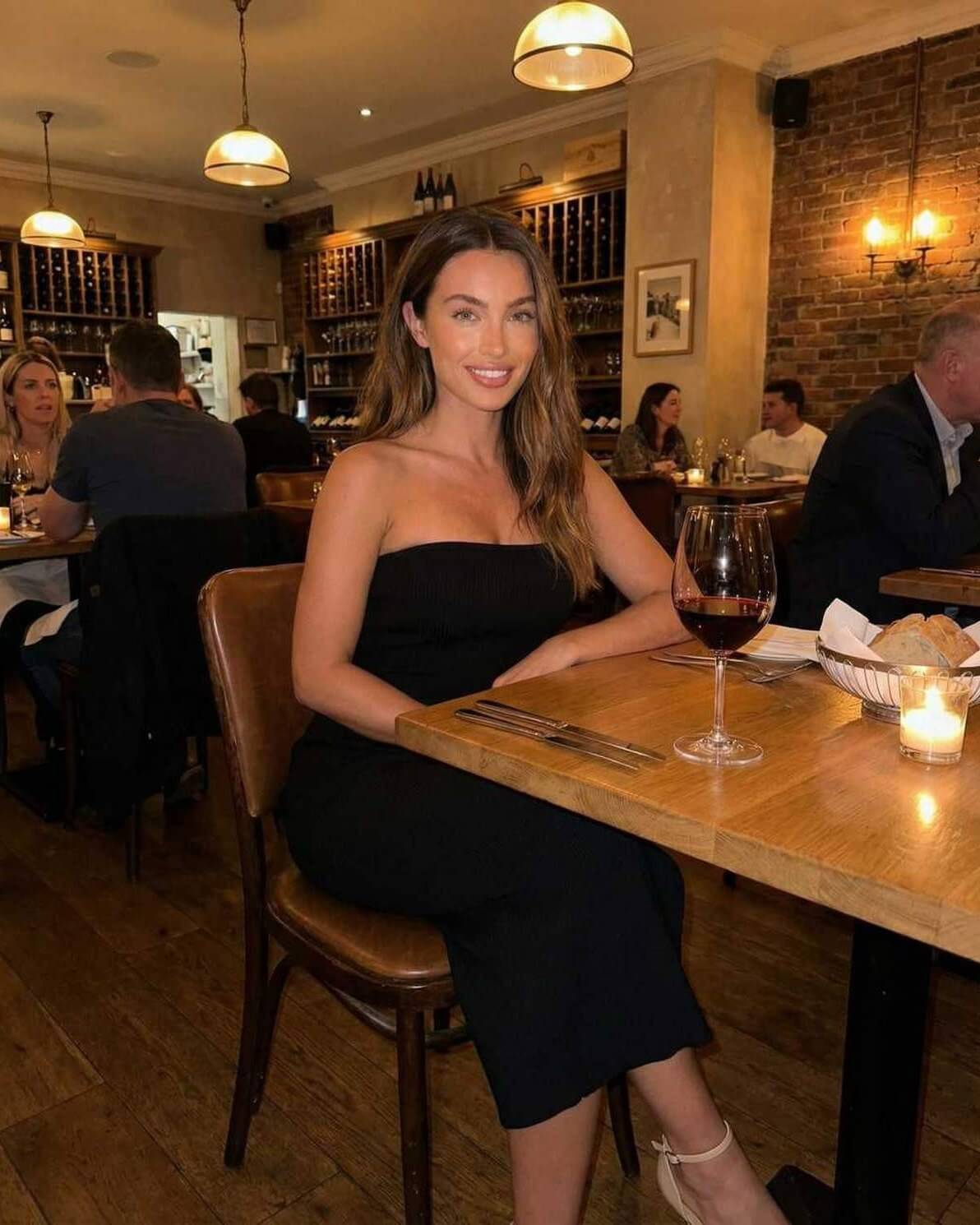 Noctis Midi Dress by Lauven - Elegant strapless sheath in classic black, perfect for evening occasions.