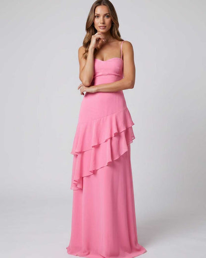 Abito Maxi Rosette