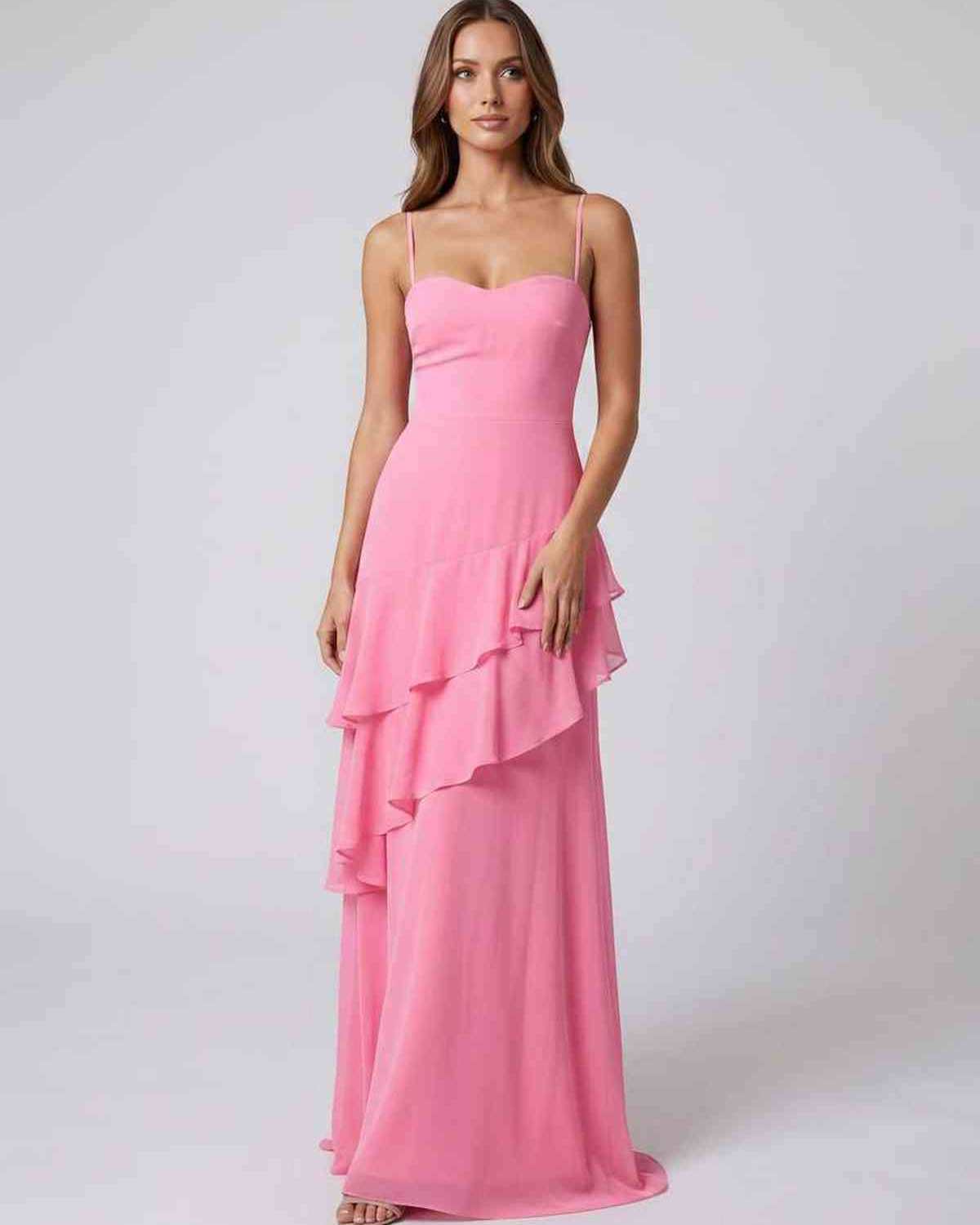 Abito Maxi Rosette
