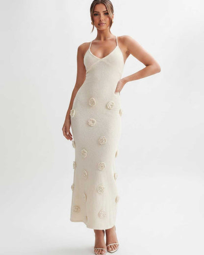 Vestido Midi Rosette