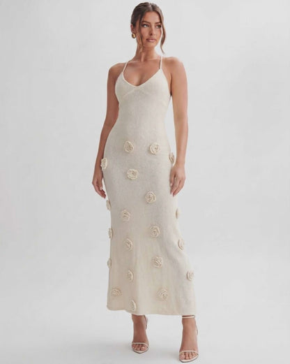 Vestido Midi Rosette