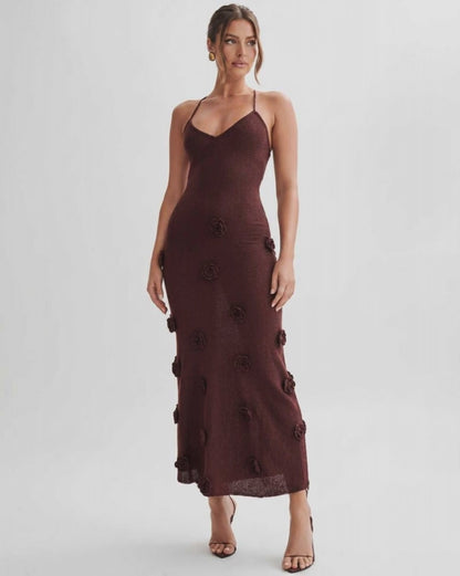 Vestido Midi Rosette