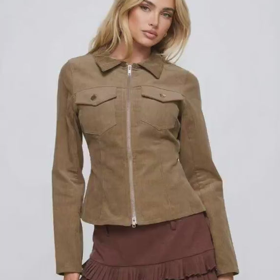 Brown Zip Jacket