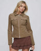 Brown Zip Jacket