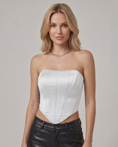 Top Corsetto Veloura
