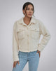 Aspen Jacket by Lauven – Women's Faux Fur Jacket with Lapel Collar and Button Closure