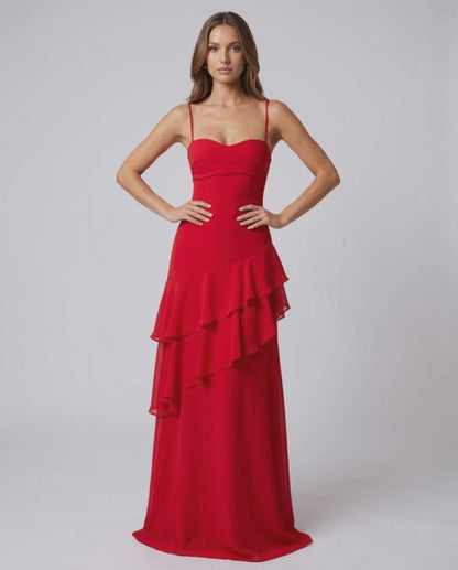 Abito Maxi Rosette