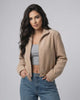 Sienna Slim Jacket by Lauven – Women’s fitted zip-up jacket for casual and everyday style.